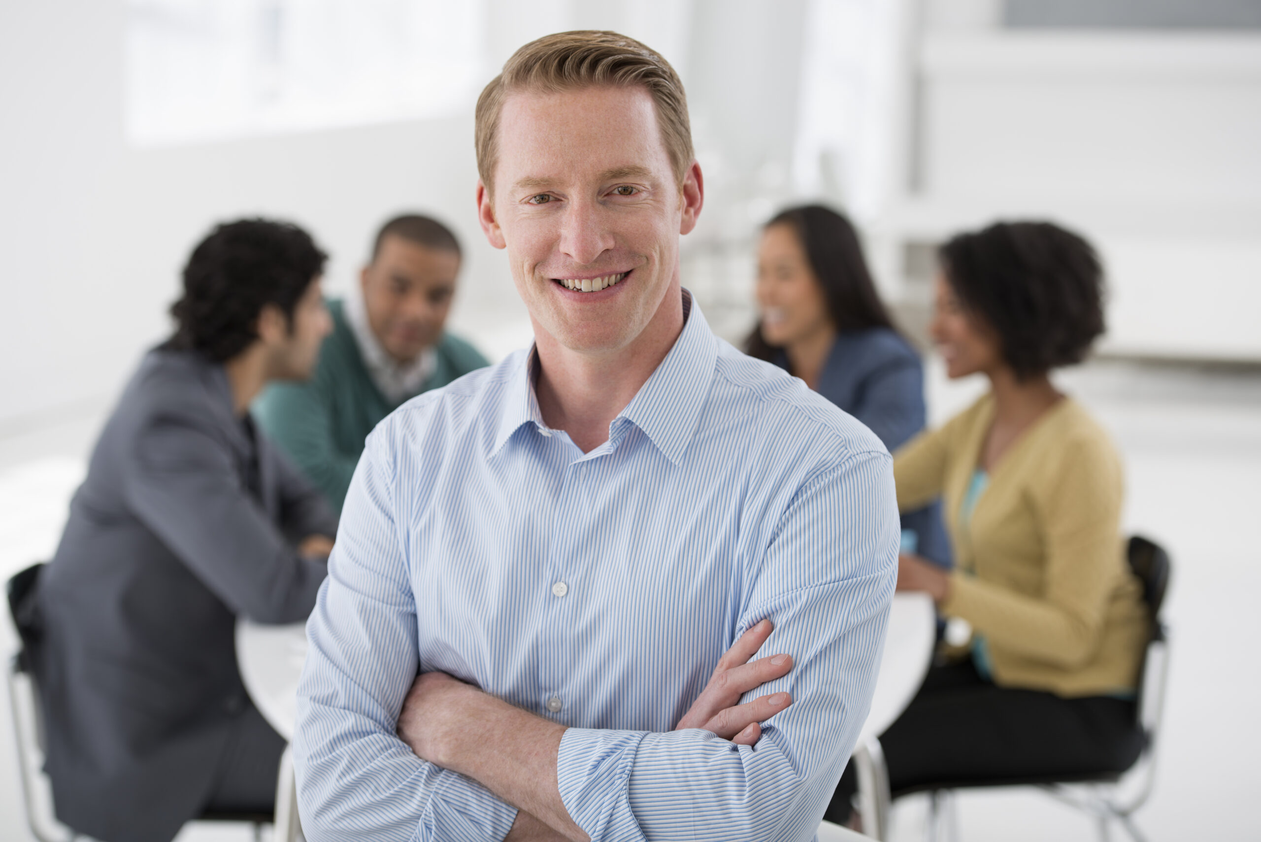 A coachable leader in a leadership development training program